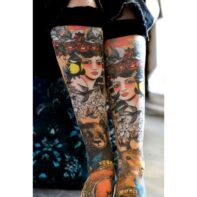 chaussette-effet-tatouage-opaline