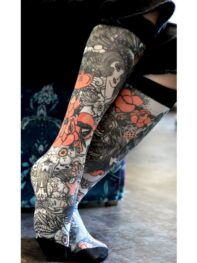 chaussette-haute-effet-tattoo-line